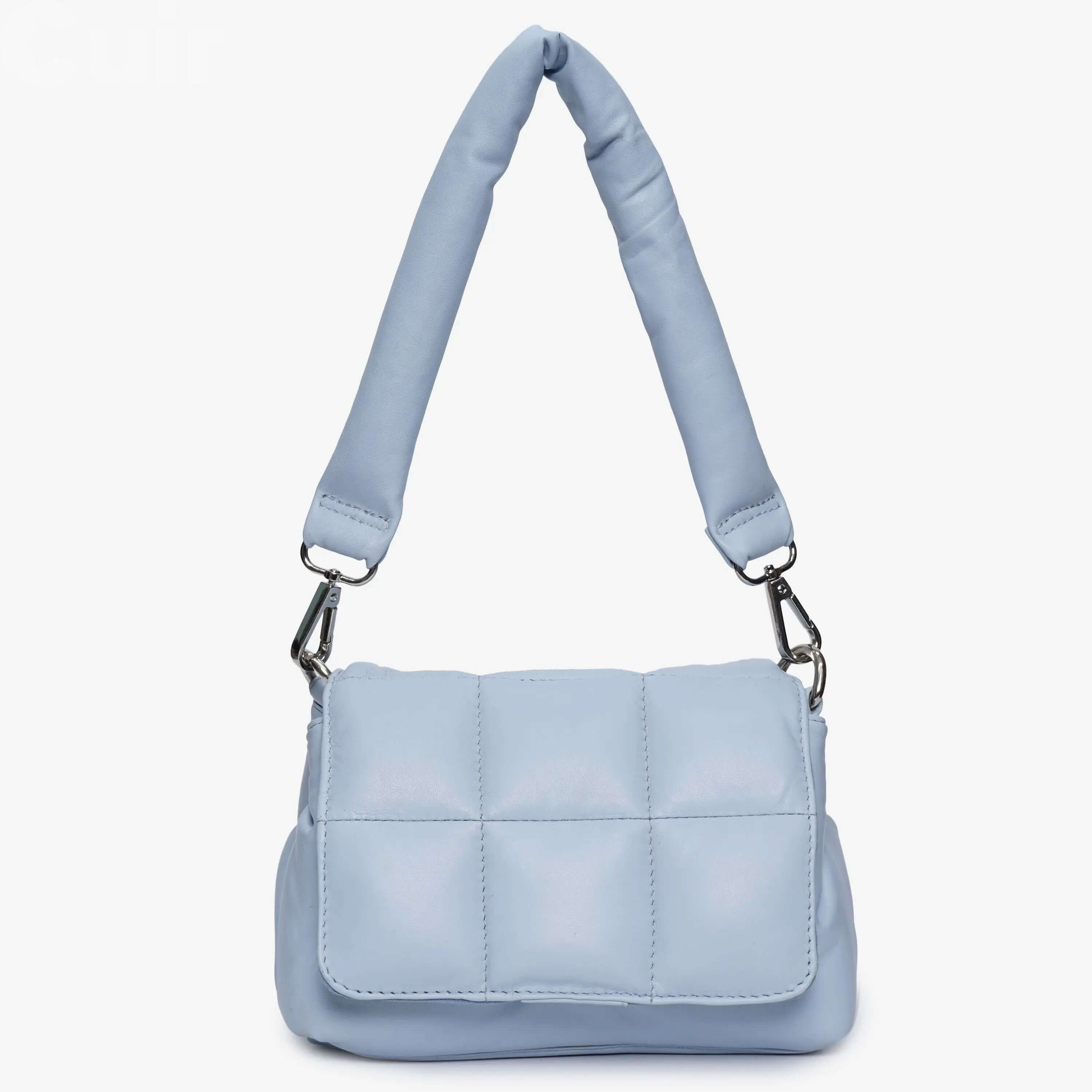 Bright Blue Soft Leather fashion Fashion Bag (Japan)