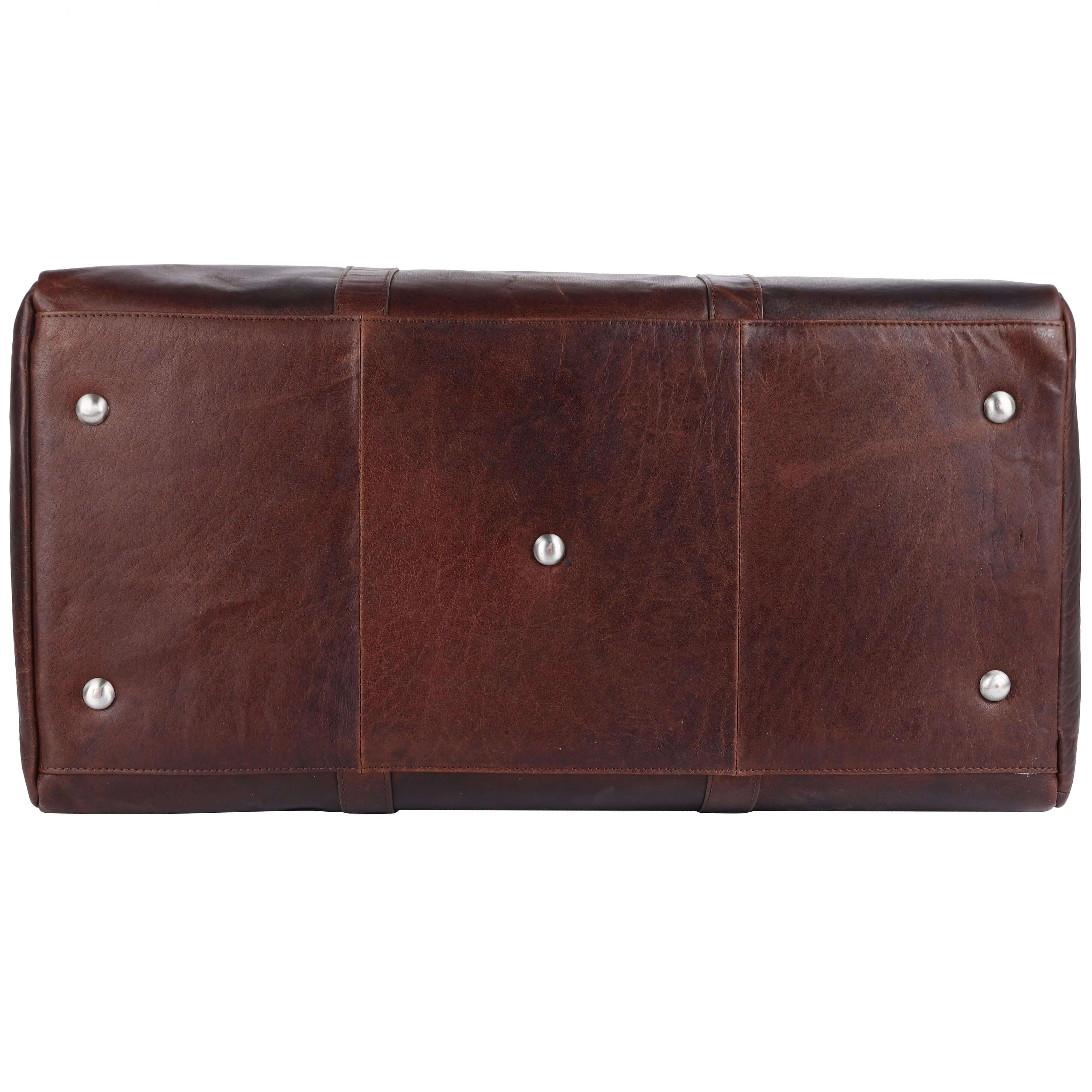 Deep Brown Weekend Duffle Bag CuirLondon