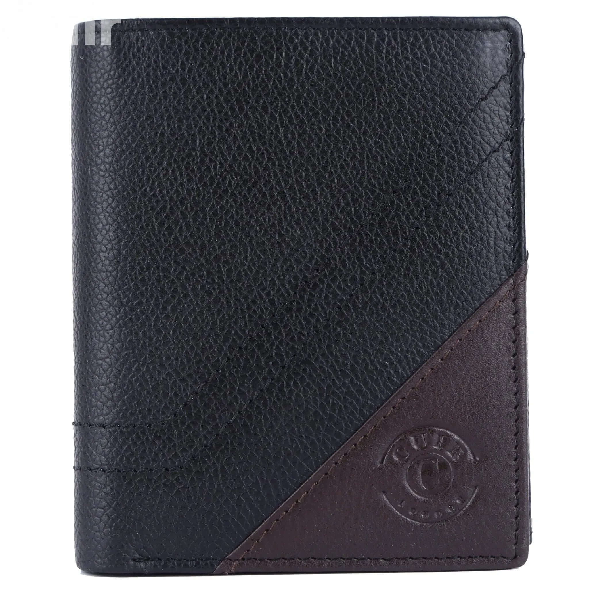Black and Brown Men's Leather Wallet CuirLondon