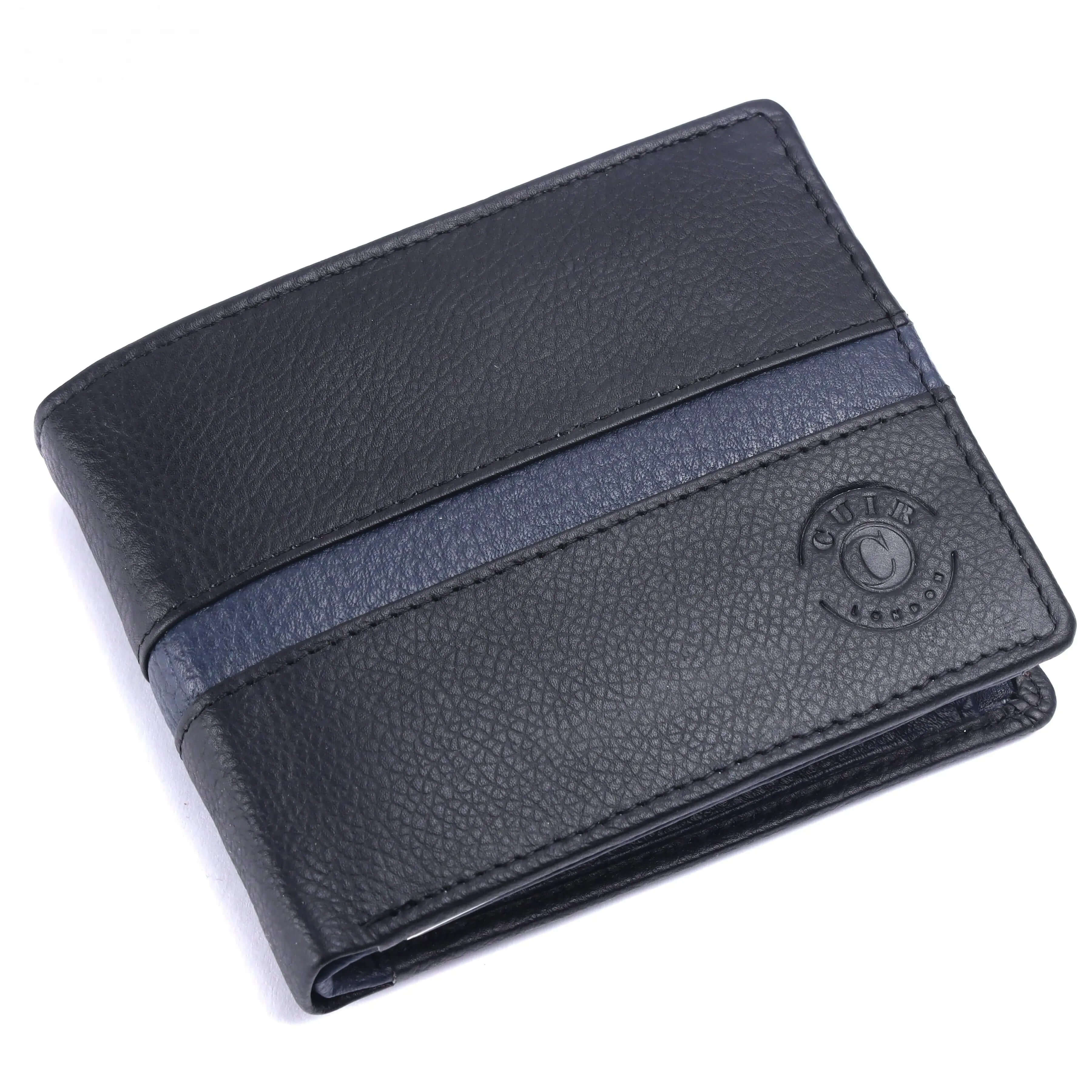 Men's Wallet RFID Blocking Bifold Black