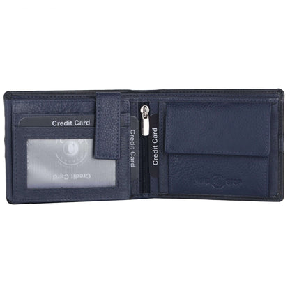 Men's Wallet RFID Blocking Bifold Black