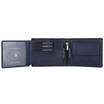 Men's Wallet RFID Blocking Bifold Black