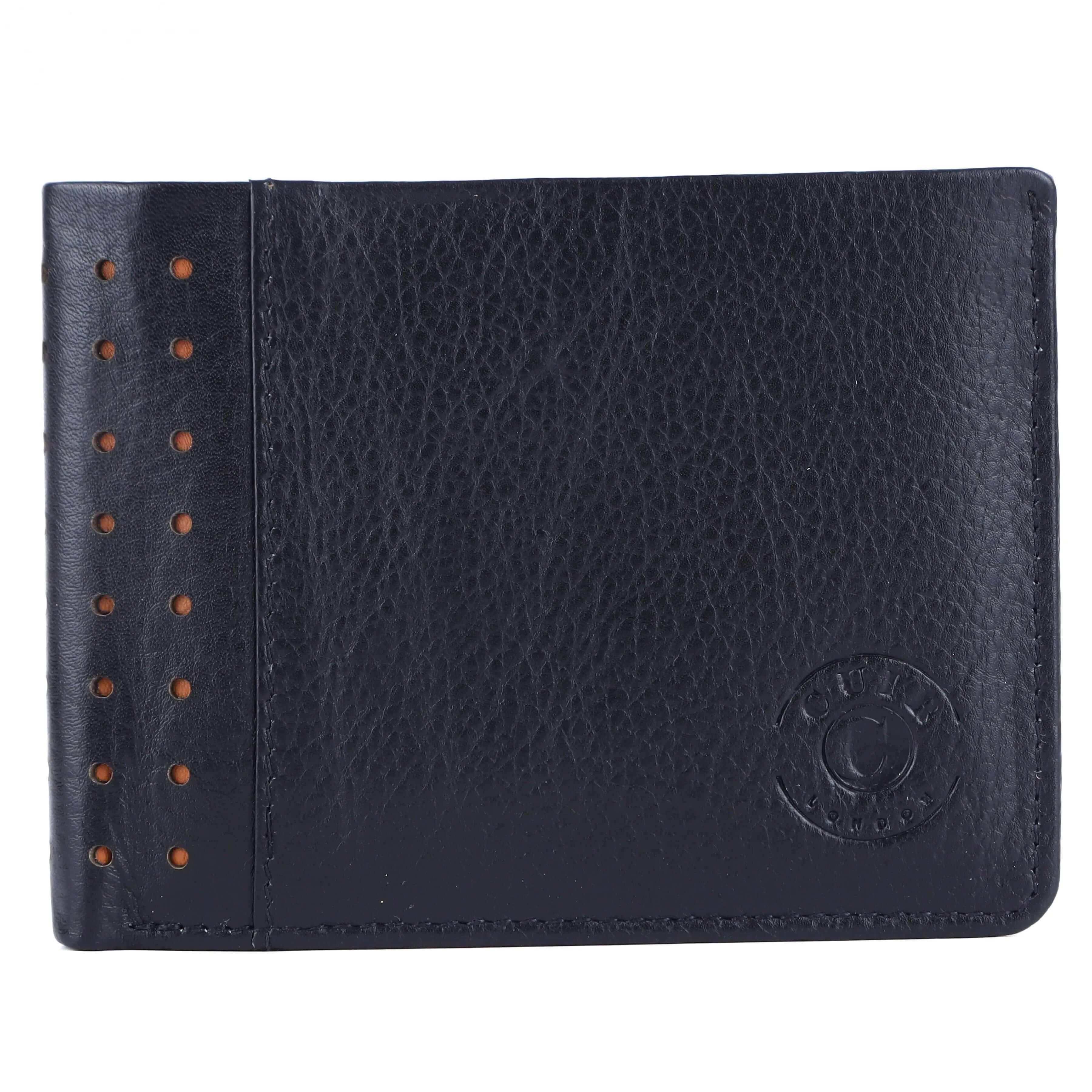 RFID Blocking Bifold Black Wallet for Men