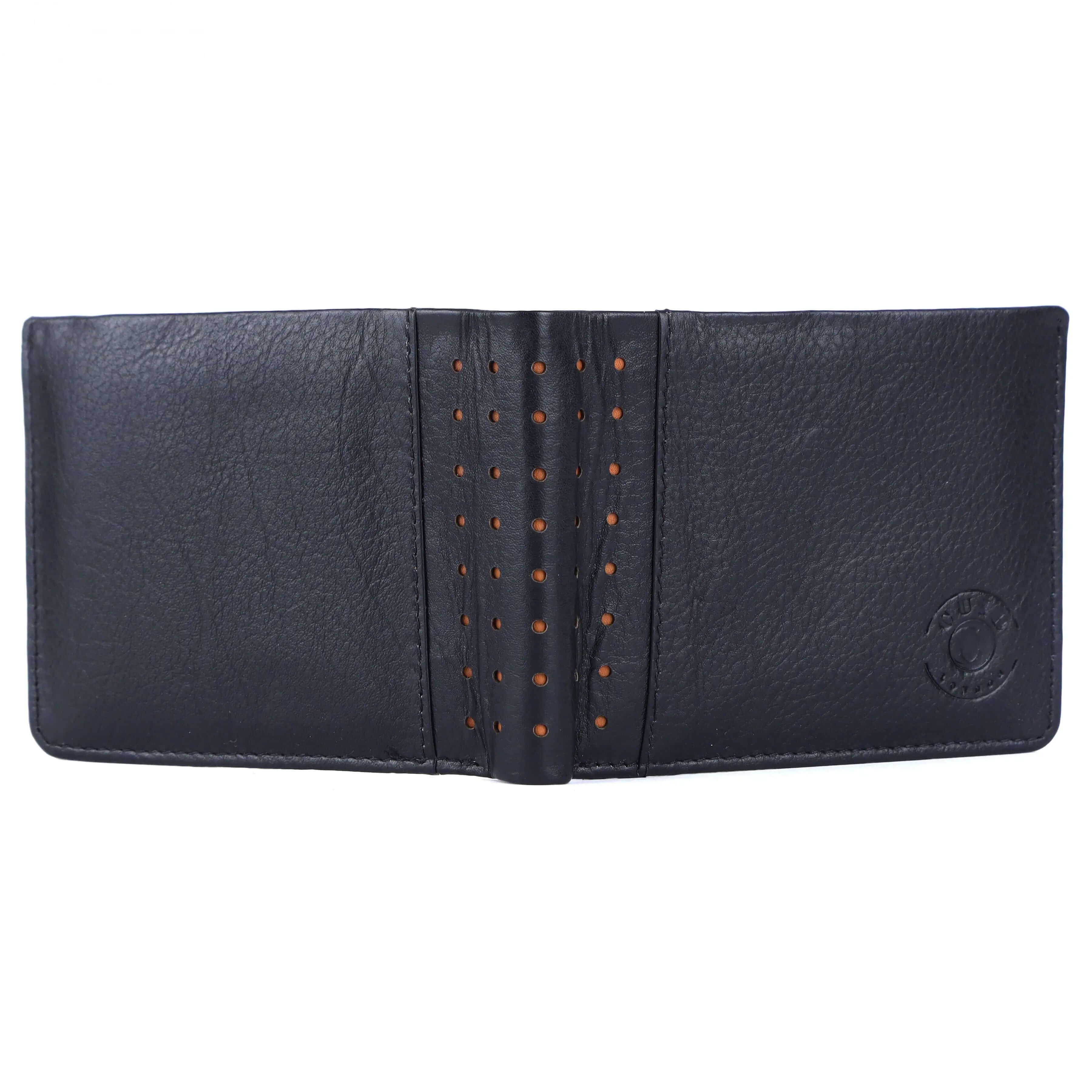 RFID Blocking Bifold Black Wallet for Men