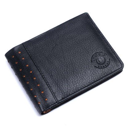 RFID Blocking Bifold Black Wallet for Men