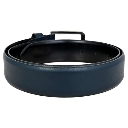 Black Anti-Scratch Leather Belt For Men - CuirLondon