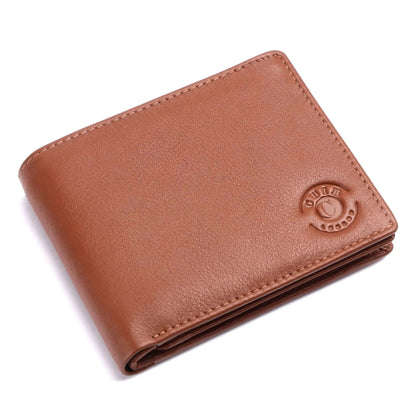 NDM Leather RFID Blocking Brown Men's Wallet