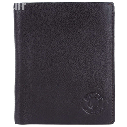 Leather RFID Blocking Bifold Black Wallet