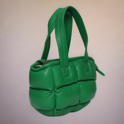 Women's Dark Green Genuine Leather Cross body Bag (Small)