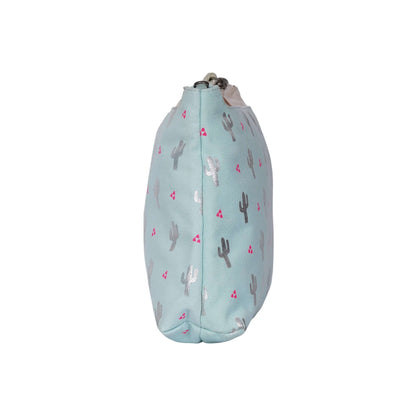 Cactus Printed Clutch Bag: 12.5 L x 2 W x 8 H Inches - CuirLondon