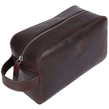 Wash Bag Deep Brown