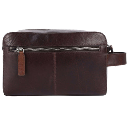 Wash Bag Deep Brown