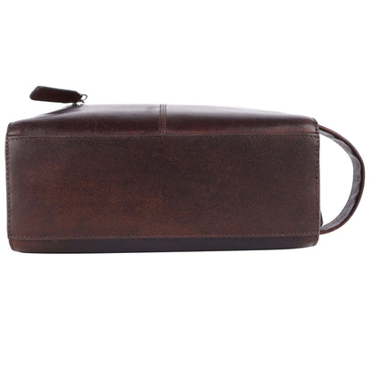 Wash Bag Deep Brown