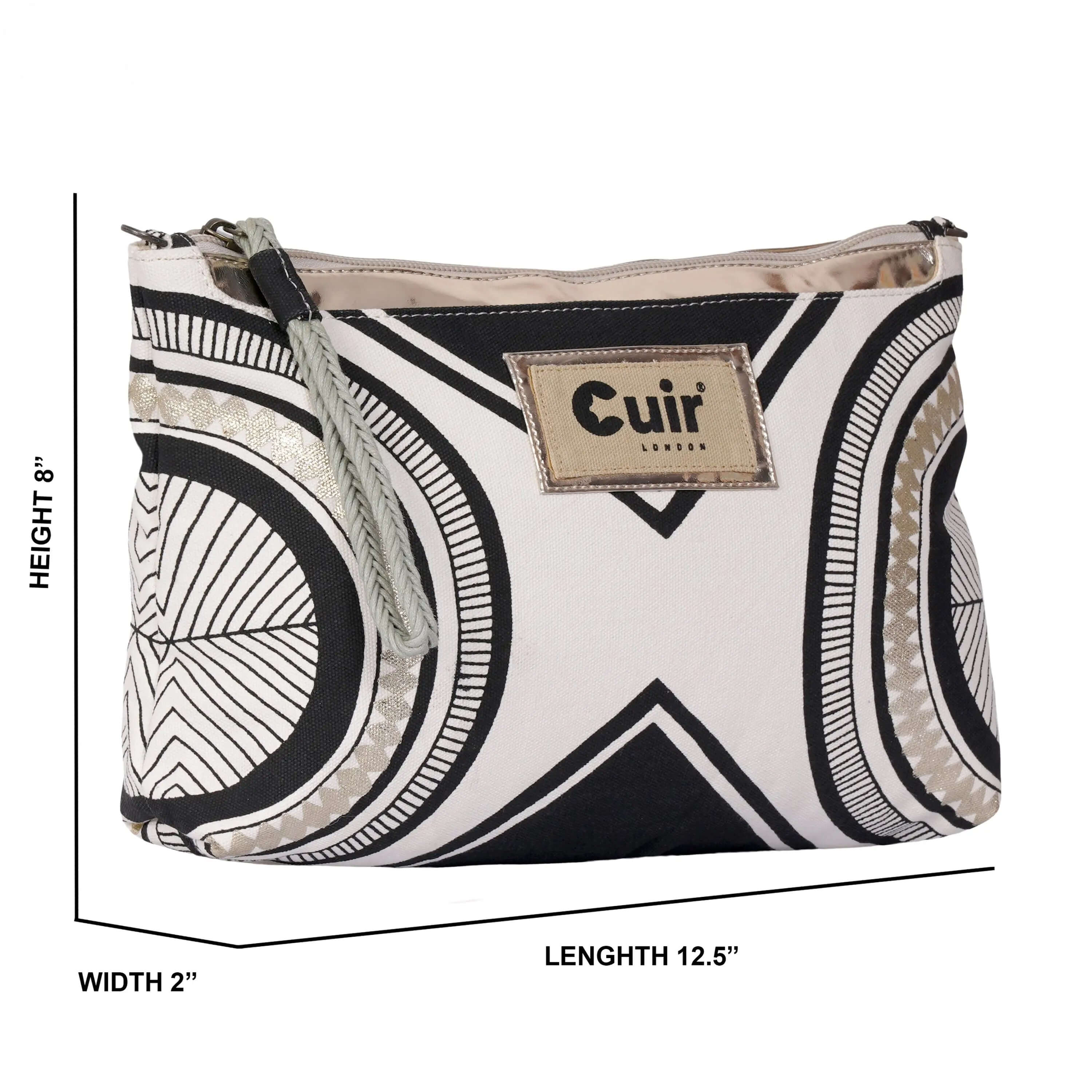 Elegant Ethnic Printed Clutch Bag | Unique Style & Perfect for Any Occasion - CuirLondon