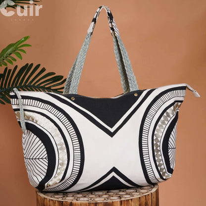 Ethnic Printed Big Bag (25L x 8W x 13.5H Inch) - CuirLondon