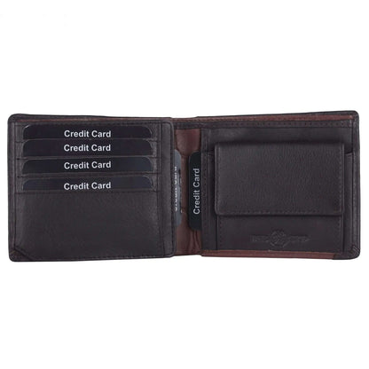 Men's Leather RFID Black Wallet