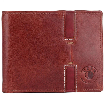 Men's Genuine Leather RFID Brown Wallet