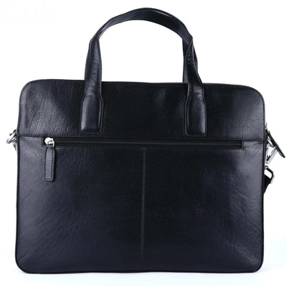 Black Handmade Laptop Bag - CuirLondon