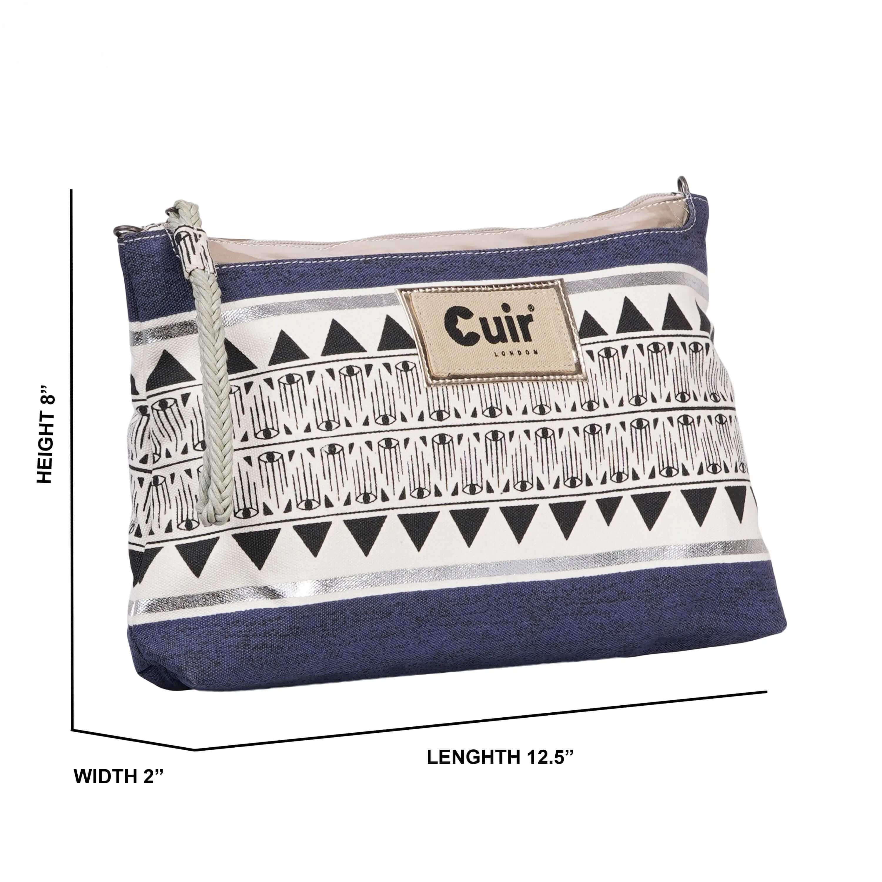 Klim Printed Clutch Bag - CuirLondon