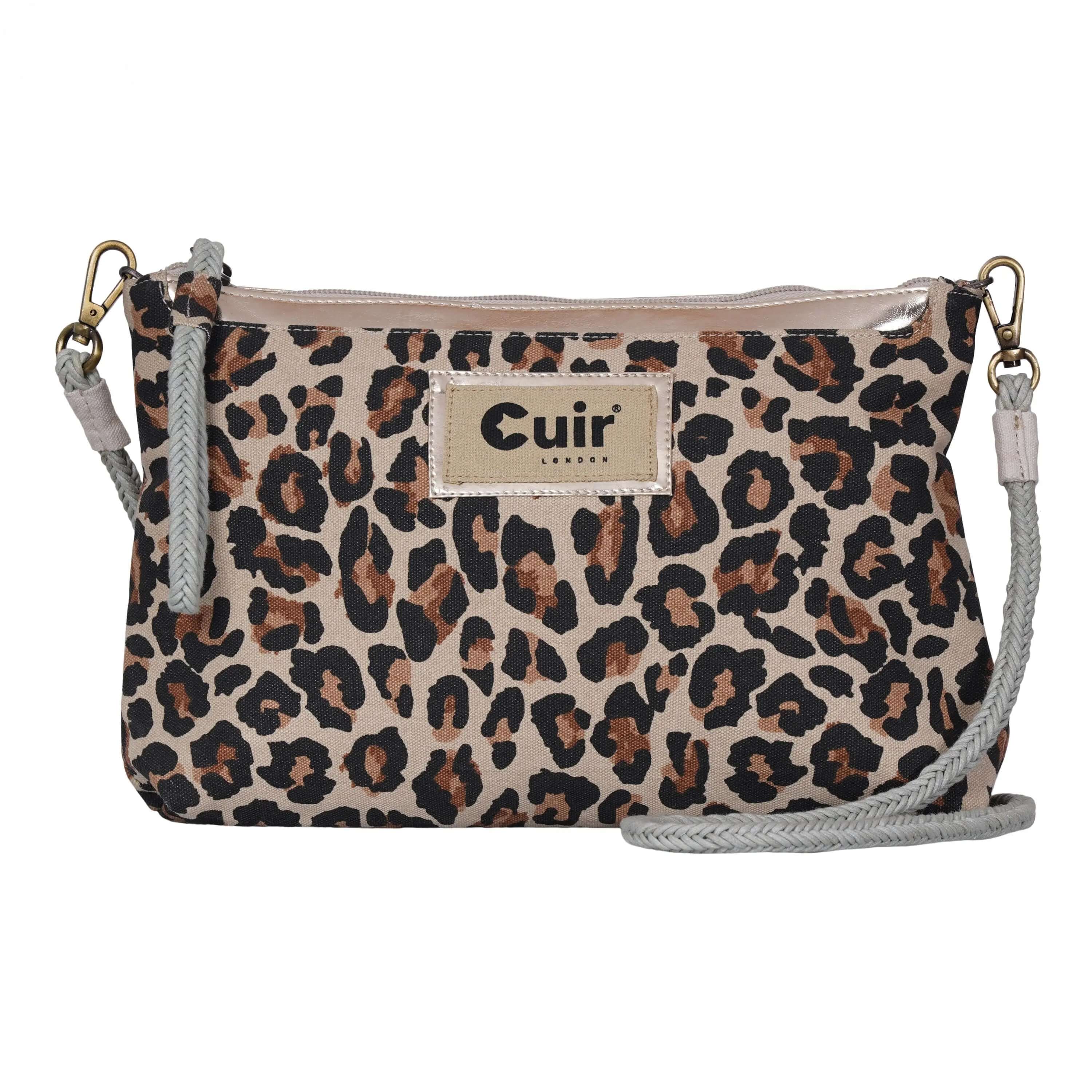 Leo Clutch Bag 100% Heavy Cotton - CuirLondon