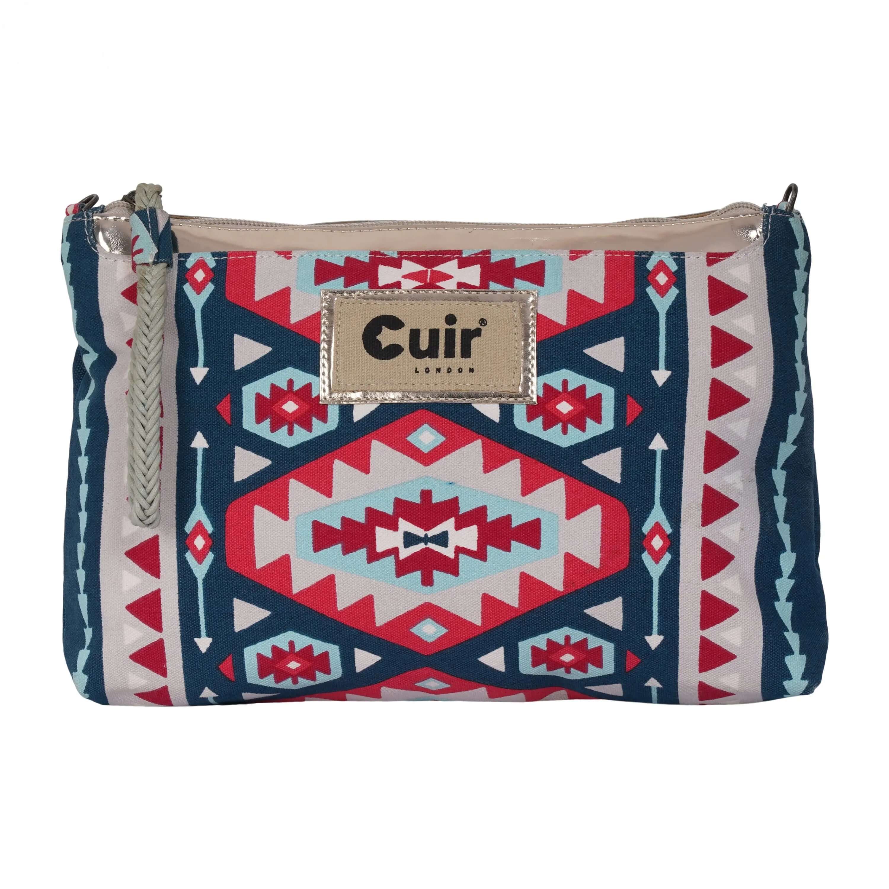 Navajo Multicolor Clutch Bag | Vibrant Southwestern Style - CuirLondon