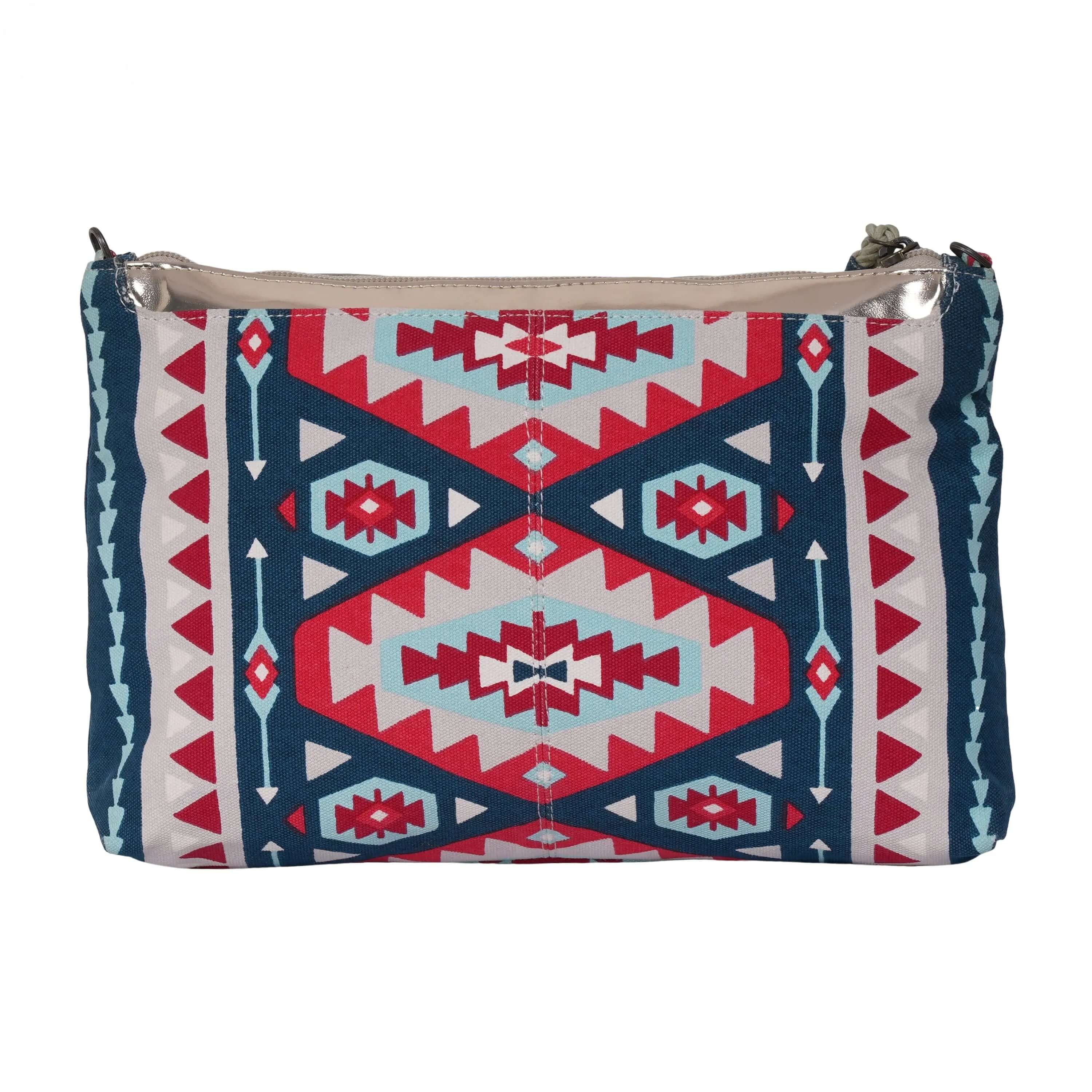 Navajo Multicolor Clutch Bag | Vibrant Southwestern Style - CuirLondon