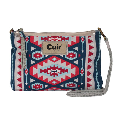 Navajo Multicolor Clutch Bag | Vibrant Southwestern Style - CuirLondon