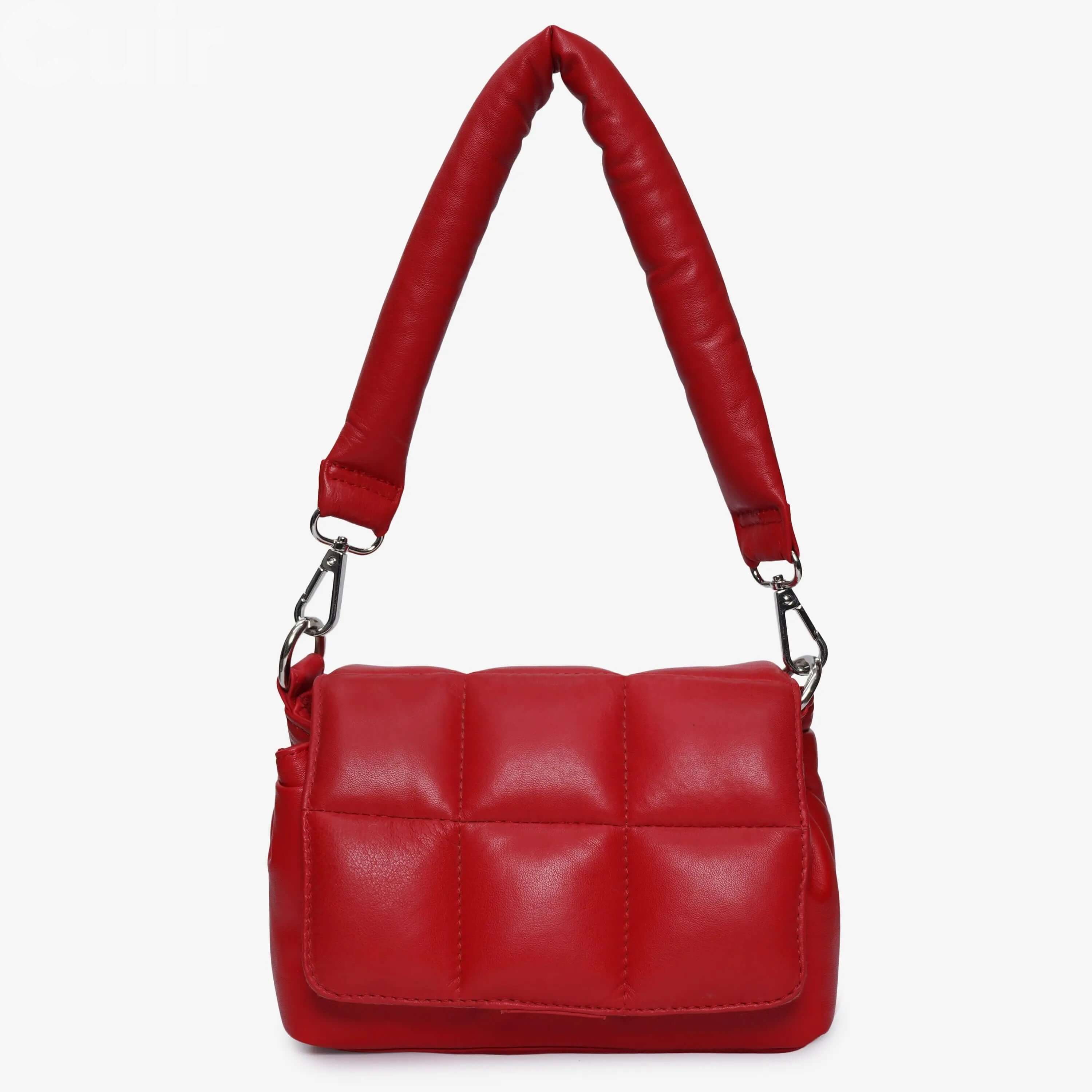 Red Genuine Leather Crossbody Bag for Women | Stylish and Functional CuirLondon