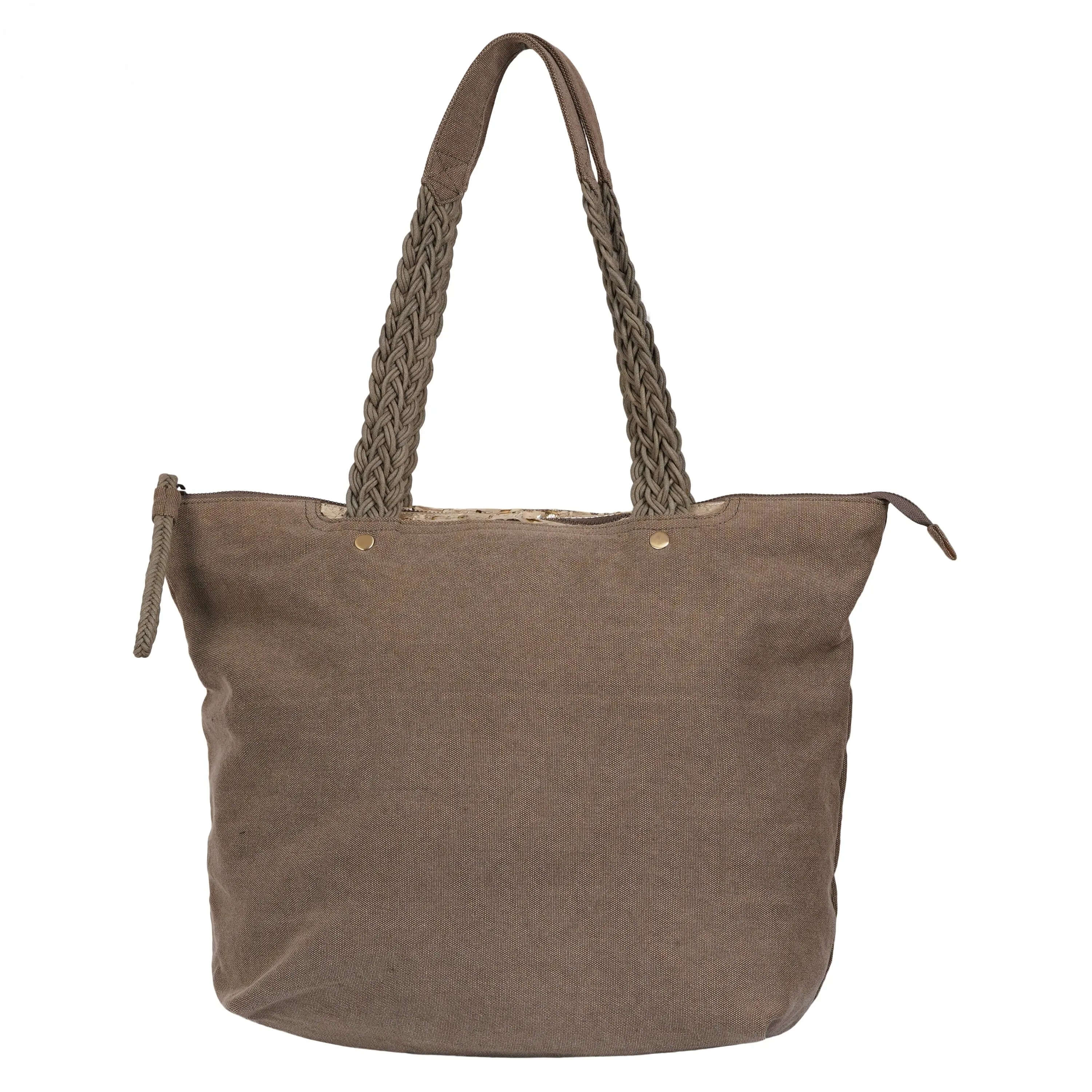 Solid Gray Canvas Bag | Lightweight Material - CuirLondon