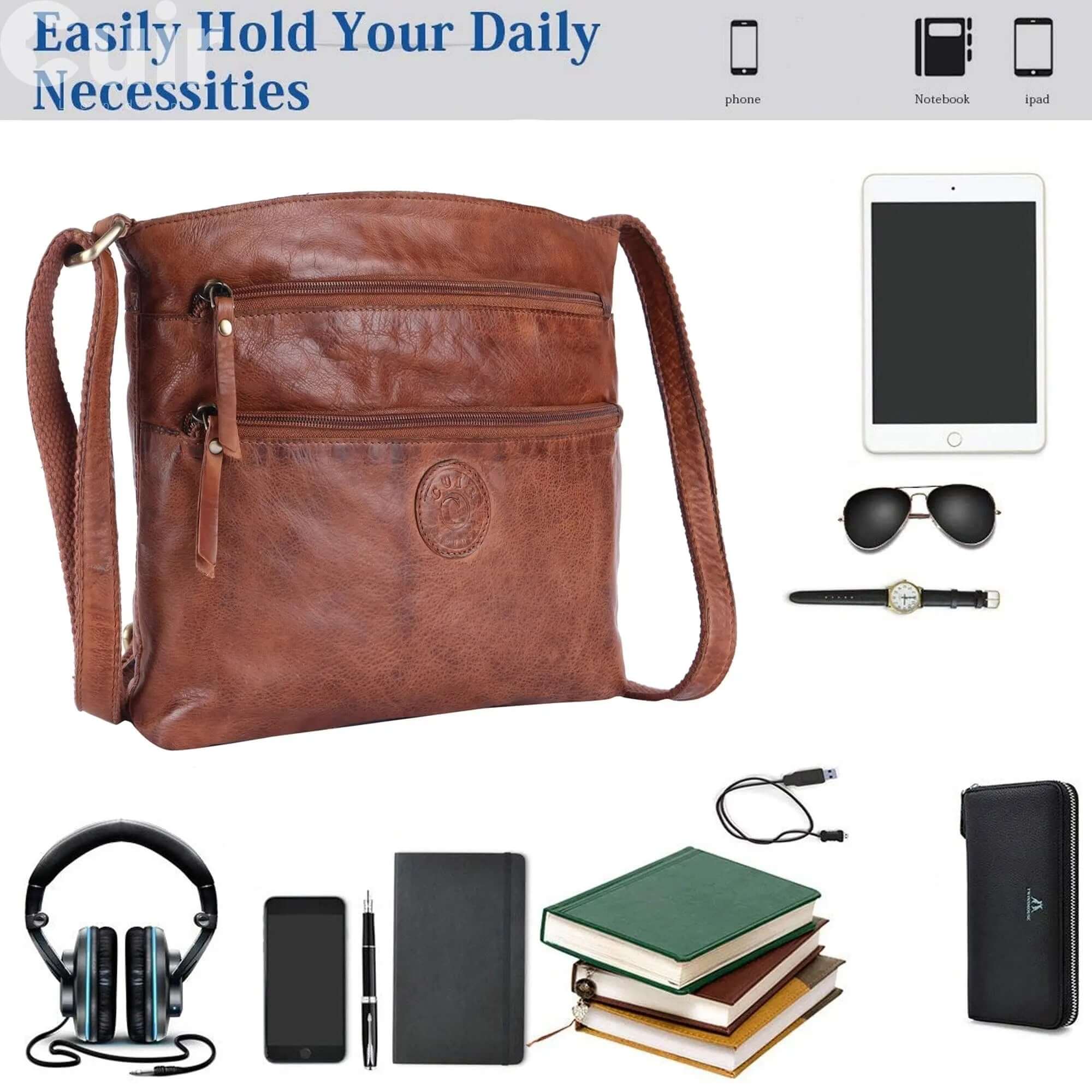 Crossbody Messenger Bag