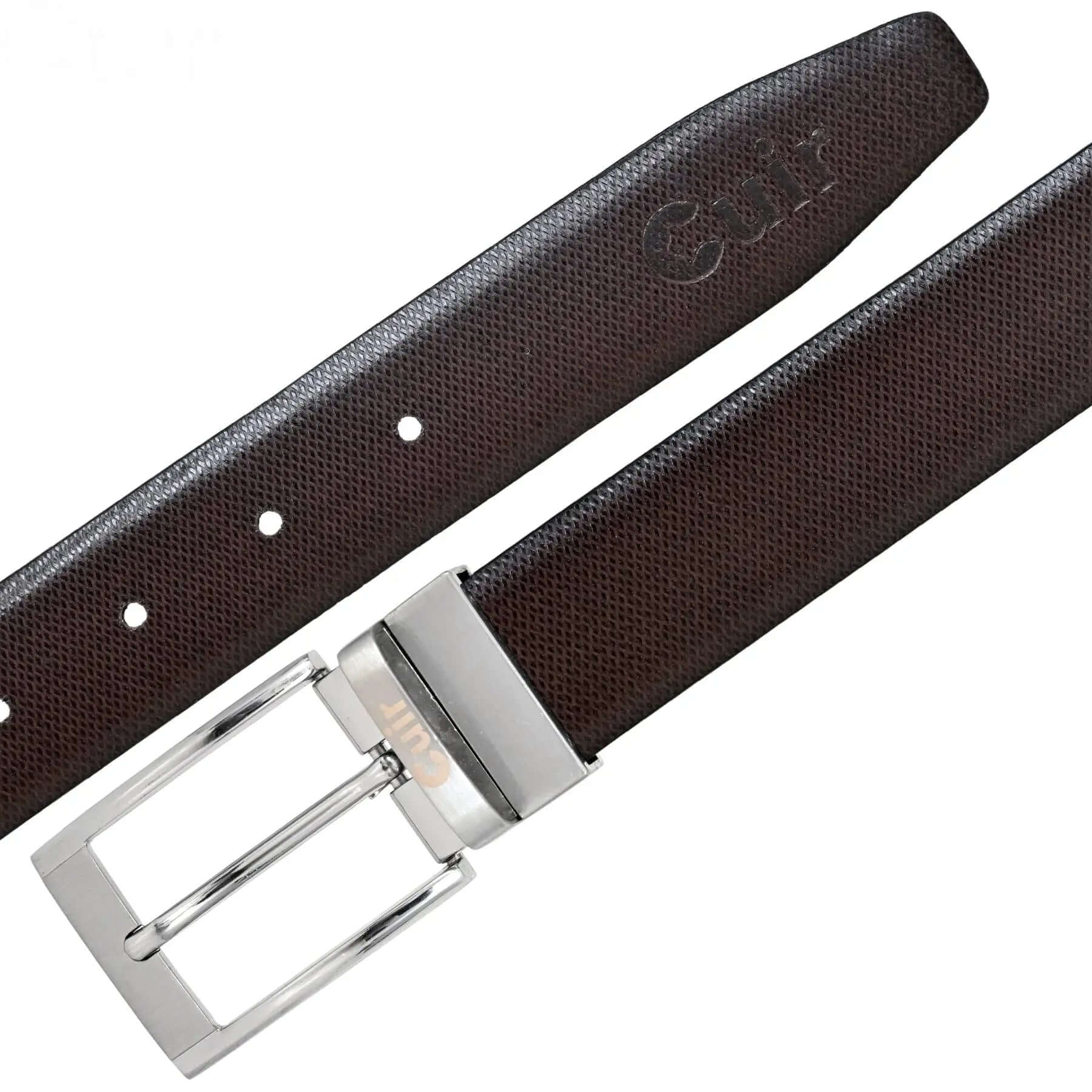 Black Full Hide Leather Belt: Sizes 30" to 46" CuirLondon