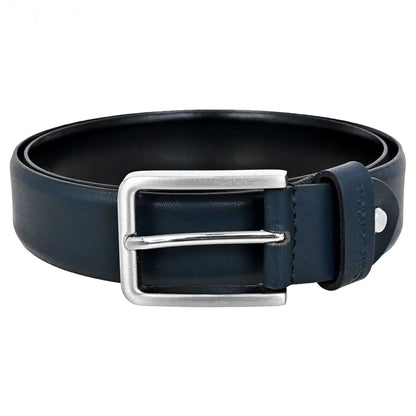 Blue Anti-Scratch Leather Belt for Men: Sizes from 30" to 46" CuirLondon