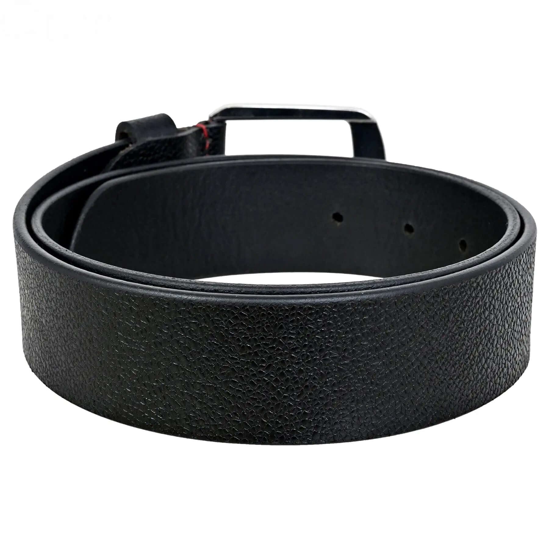 Versatile Black Casual Leather Belt for Men: Sizes 30" to 46" CuirLondon