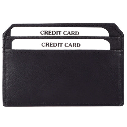 Black Leather card holder CuirLondon