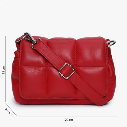 Red Genuine Leather Crossbody Bag for Women | Stylish and Functional CuirLondon