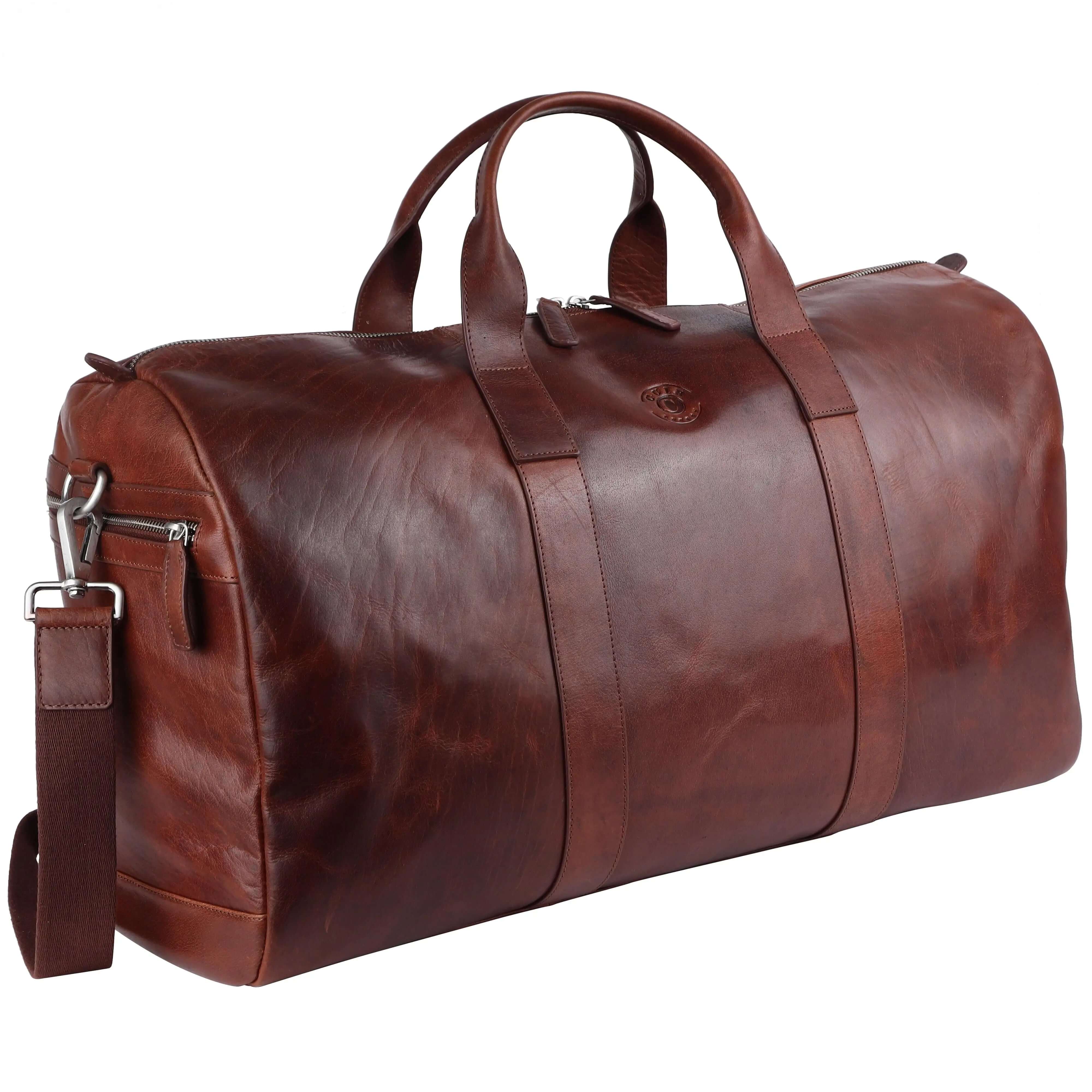 Comfortable Brown Duffle Bag: Stylish and Practical (37x57x19 cm) CuirLondon