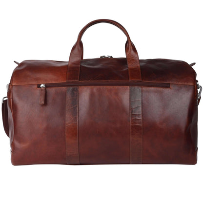 Comfortable Brown Duffle Bag: Stylish and Practical (37x57x19 cm) CuirLondon