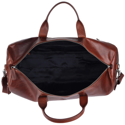 Comfortable Brown Duffle Bag: Stylish and Practical (37x57x19 cm) CuirLondon