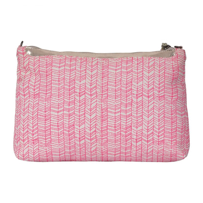 Elegant "Bamboo" Clutch Bag for Women: Chic and Eco-Friendly (100% Cotton, 12.5 L x 2 W x 8 H Inch) CuirLondon