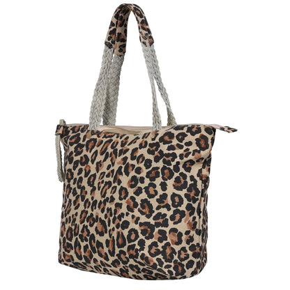 Leo Medium Printed Canvas Bag CuirLondon