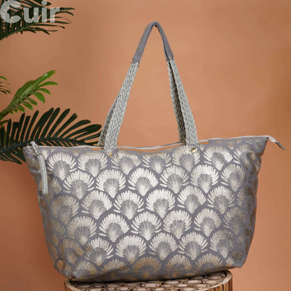 Lou Xor Printed Canvas Bag | Stylish Tote for Everyday Use CuirLondon