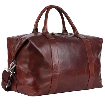 Brown Duffle Bag with Deep Pockets: Stylish and Functional for Active Lifestyles CuirLondon