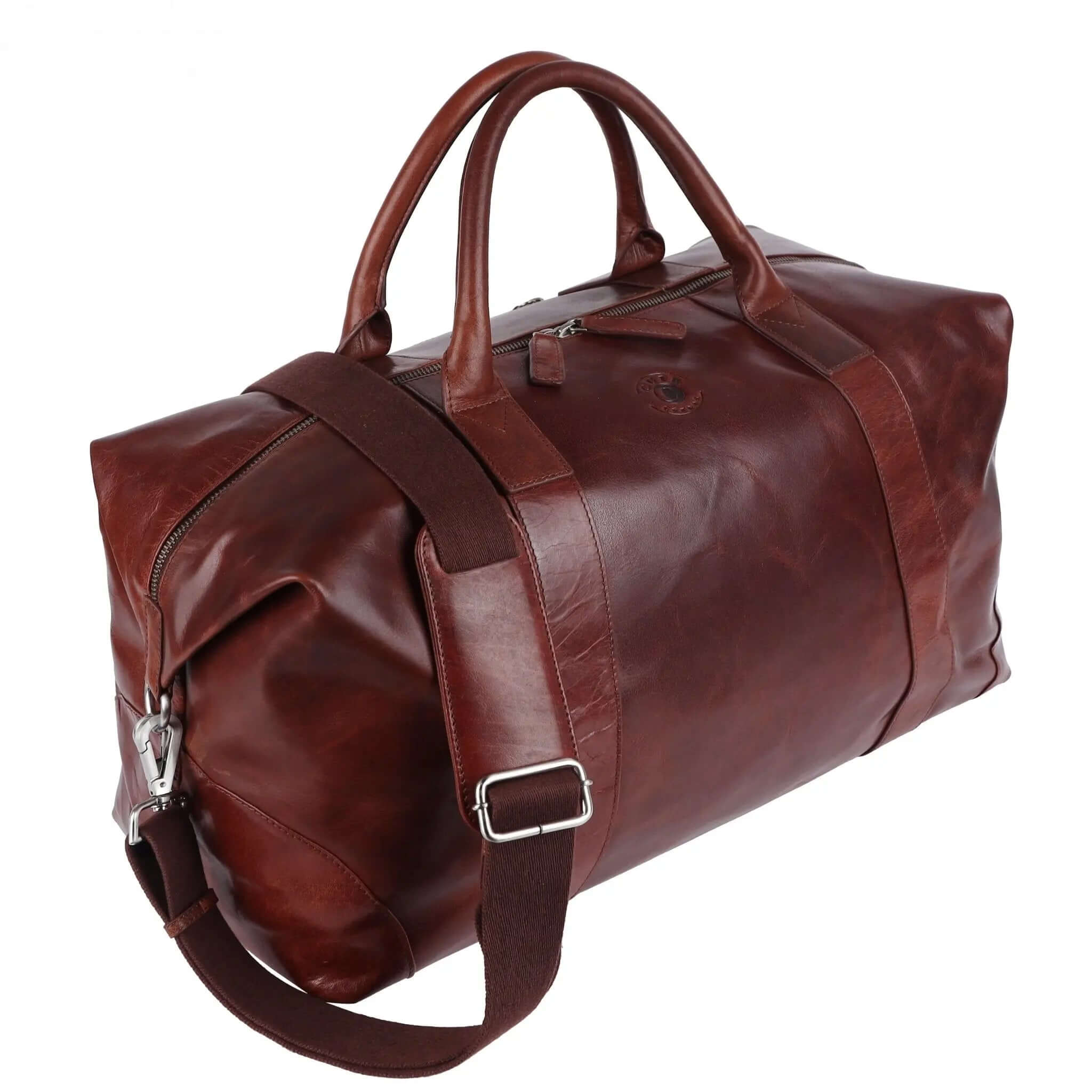 Brown Duffle Bag with Deep Pockets: Stylish and Functional for Active Lifestyles CuirLondon