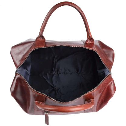 Brown Duffle Bag with Deep Pockets: Stylish and Functional for Active Lifestyles CuirLondon