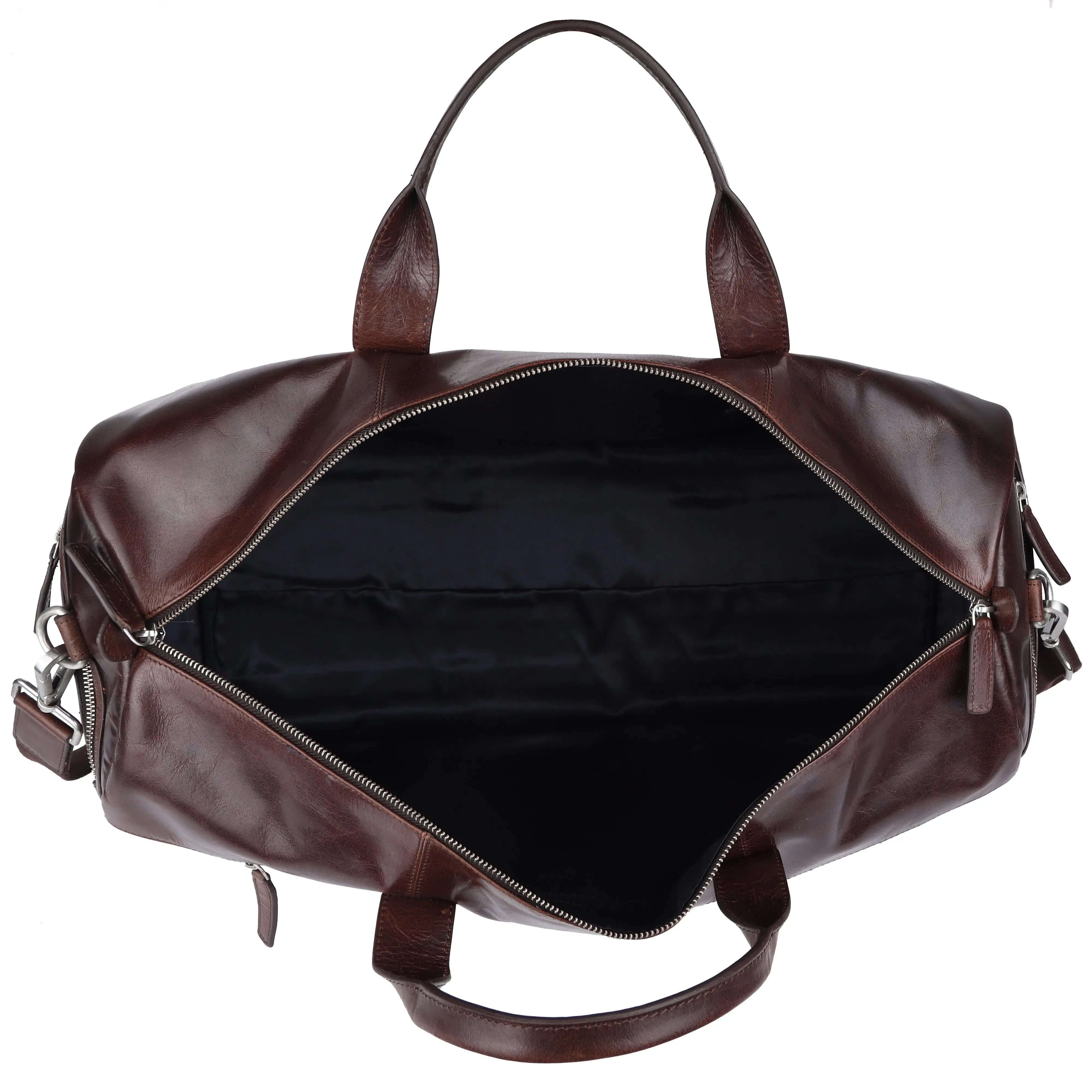 Deep Brown Travel Duffle Bag CuirLondon