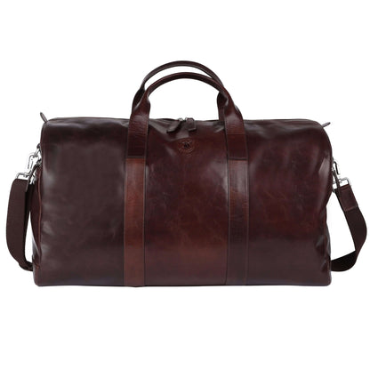 Deep Brown Travel Duffle Bag CuirLondon