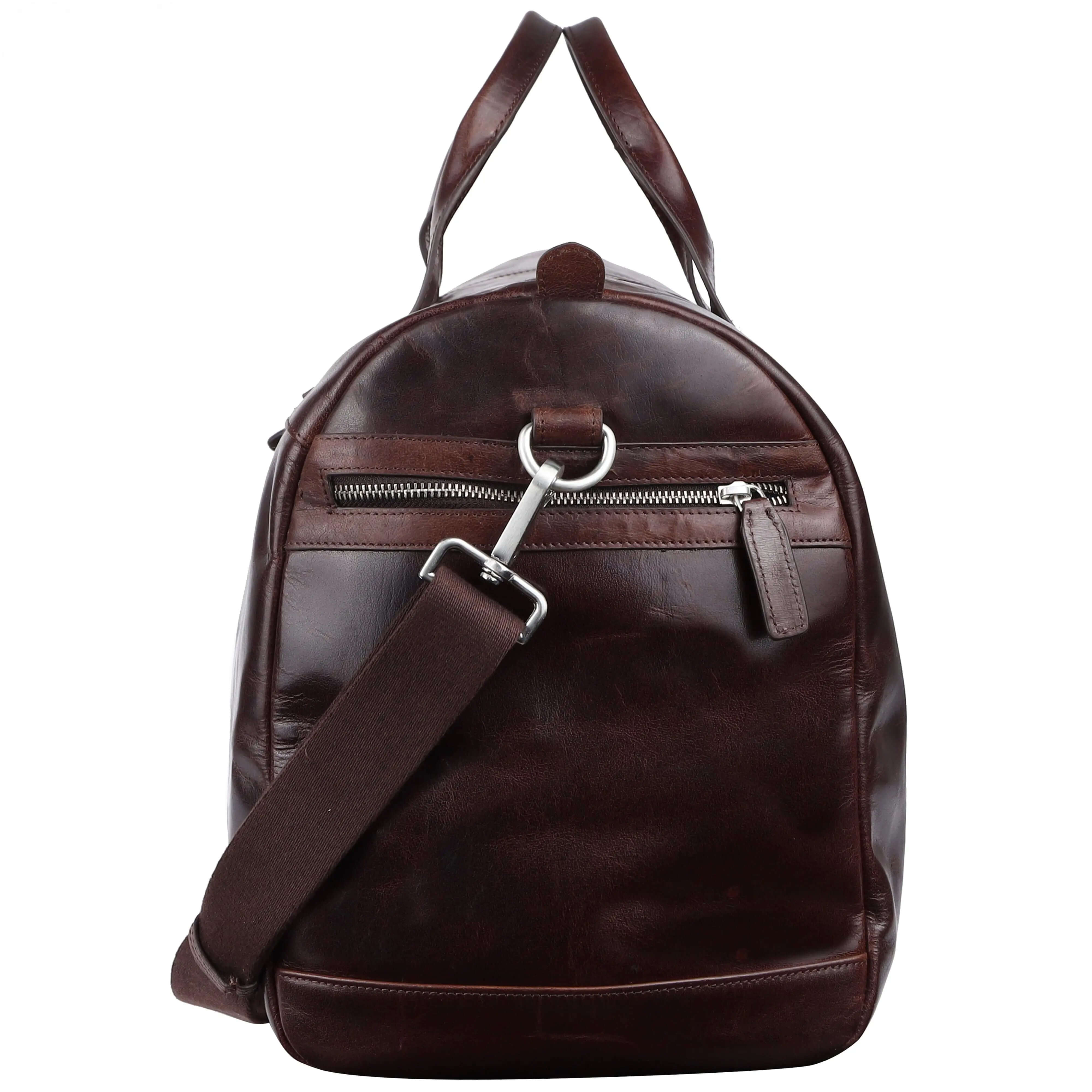 Deep Brown Travel Duffle Bag CuirLondon