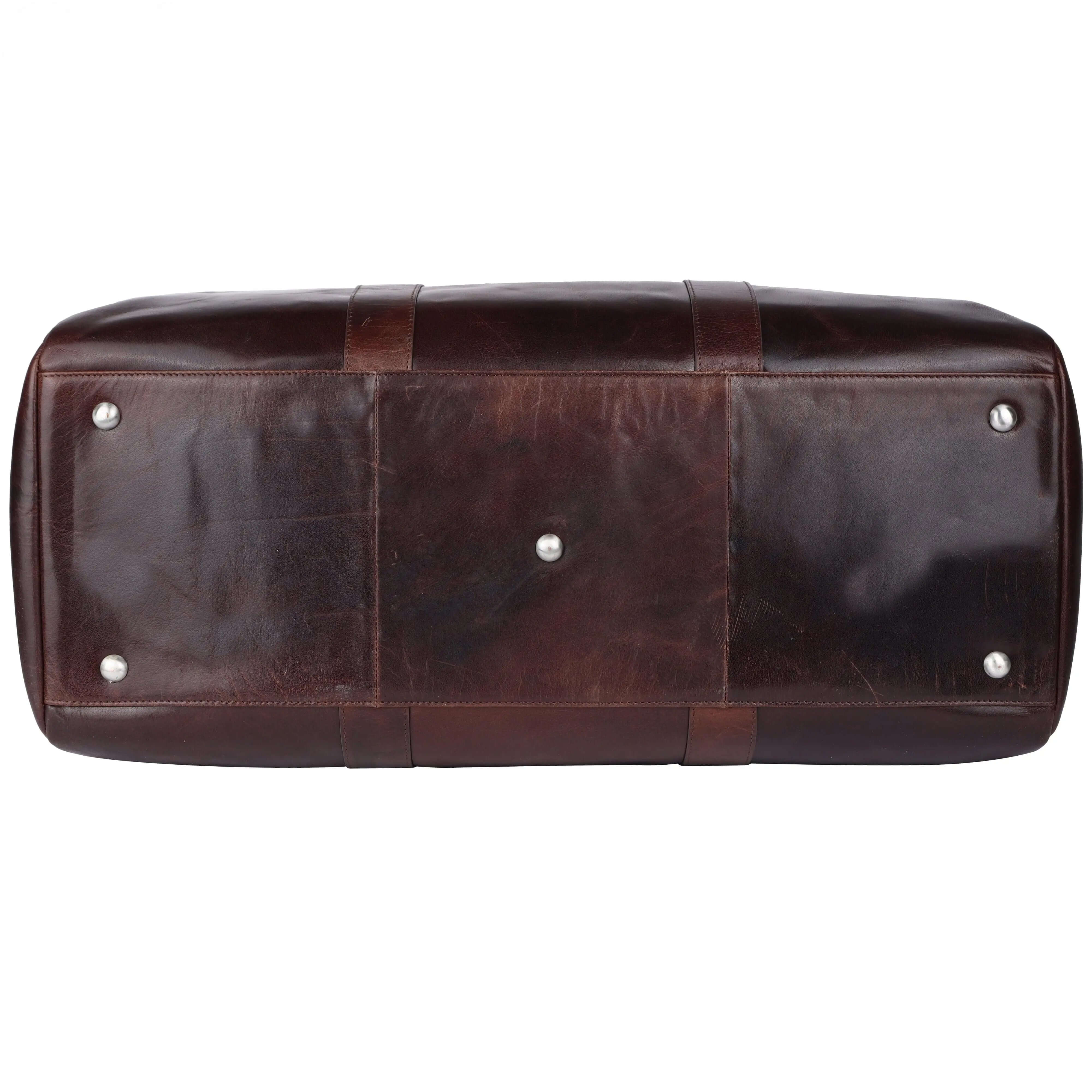 Deep Brown Travel Duffle Bag CuirLondon