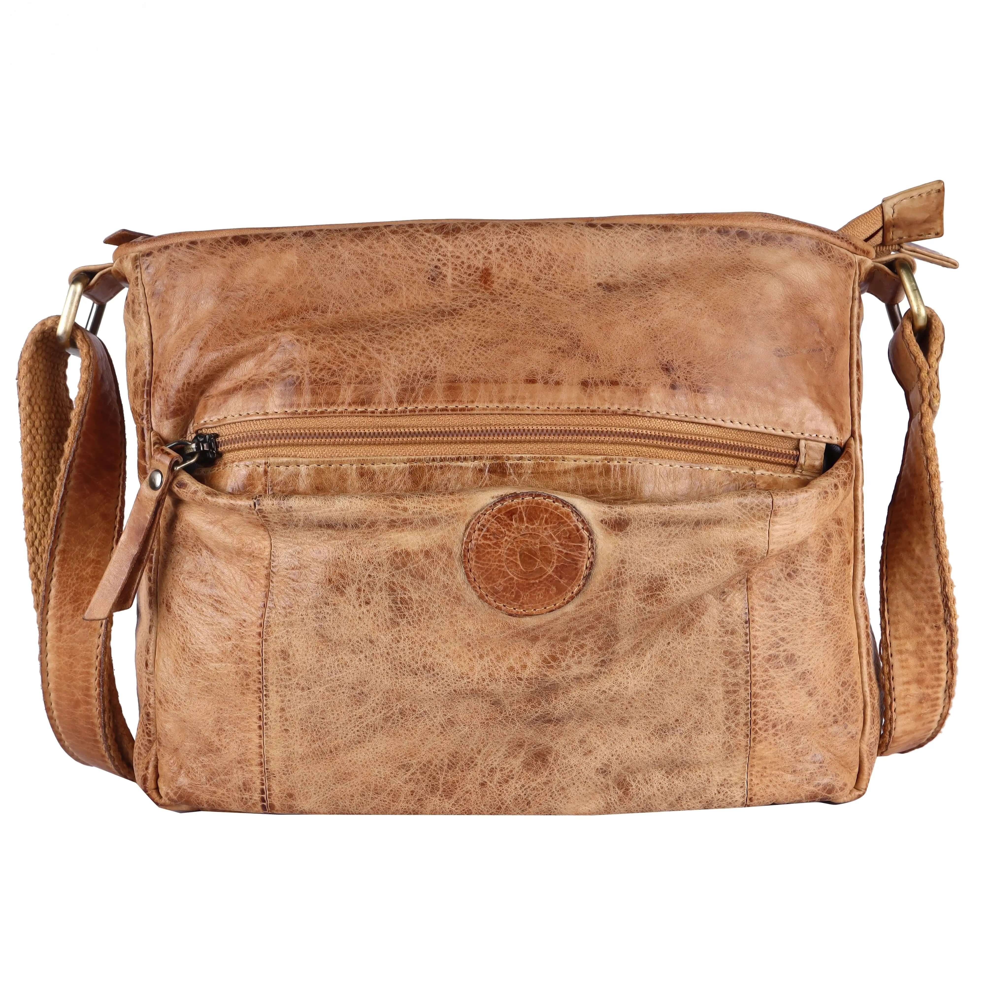 Brown Leather Messenger Bag: 23 x 30 x 5 cm Dimensions CuirLondon