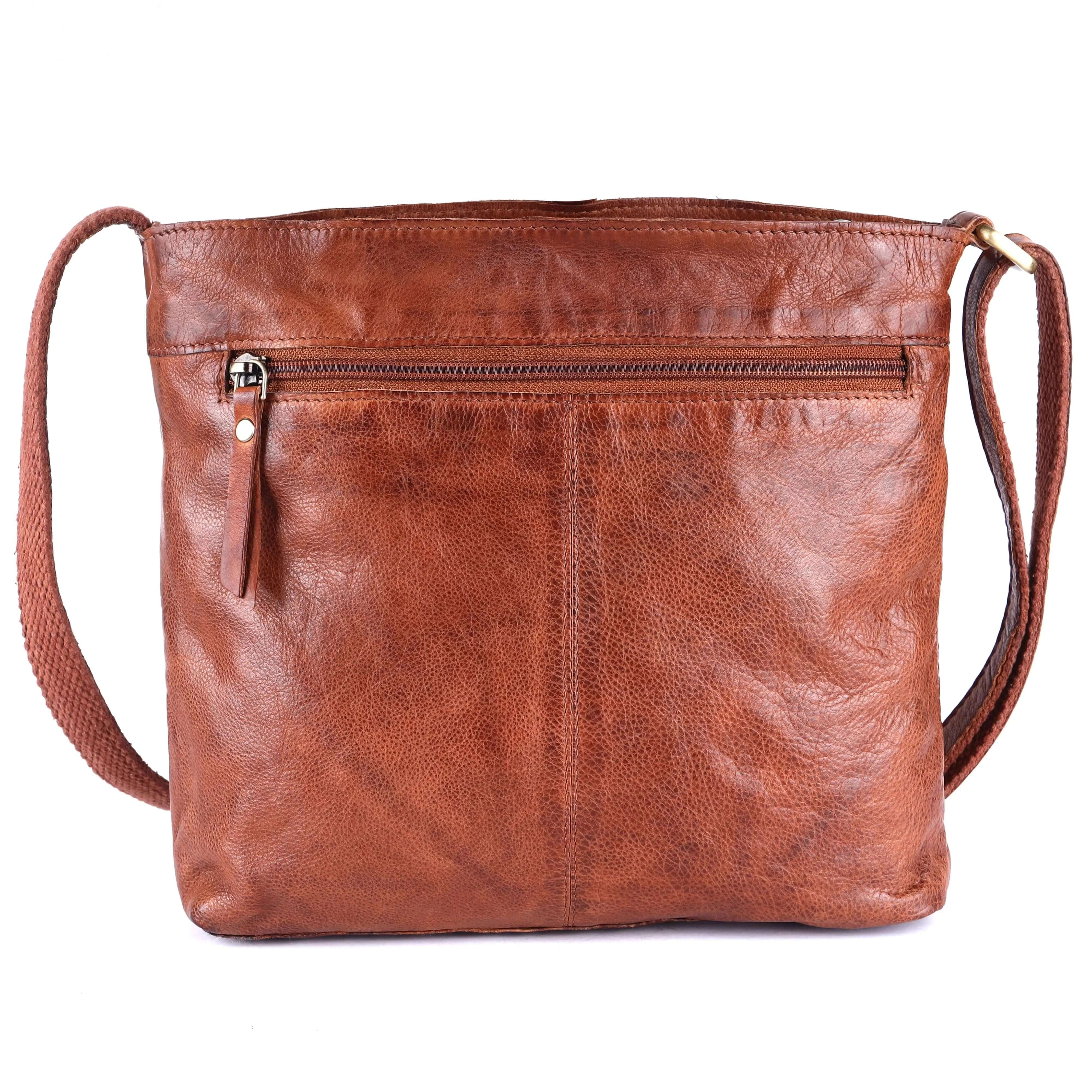 Stylish Crossbody Messenger Bag: 23 x 30 x 5 cm Dimensions CuirLondon